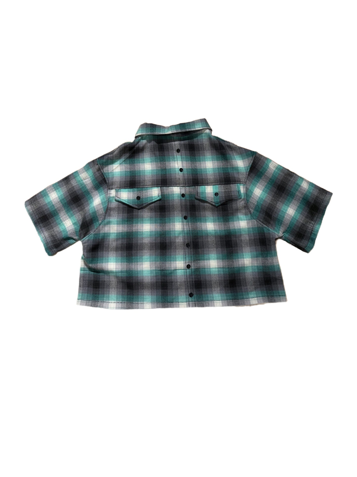 Mint Criss Cross Flannel