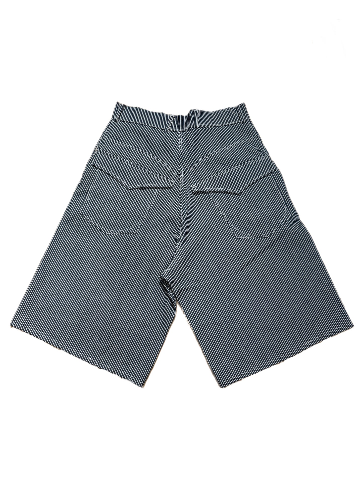 Pinstripe Colossal Spase Shorts
