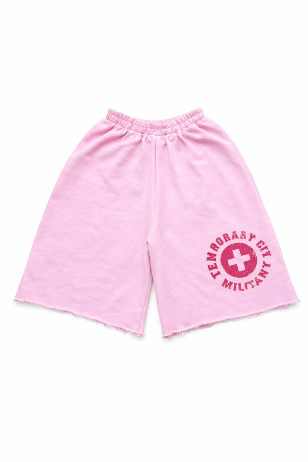 Pink Militant Sweat Shorts