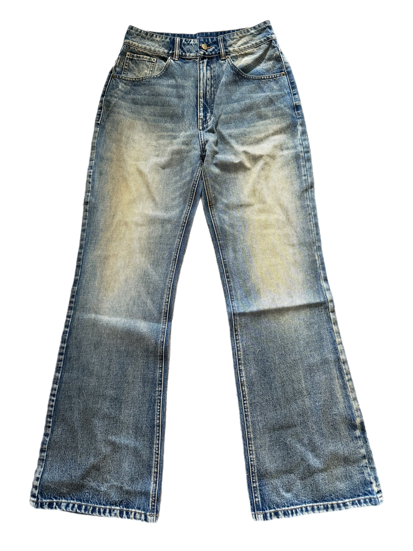 Dirt Wash Flare Denim