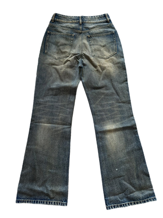 Dirt Wash Flare Denim