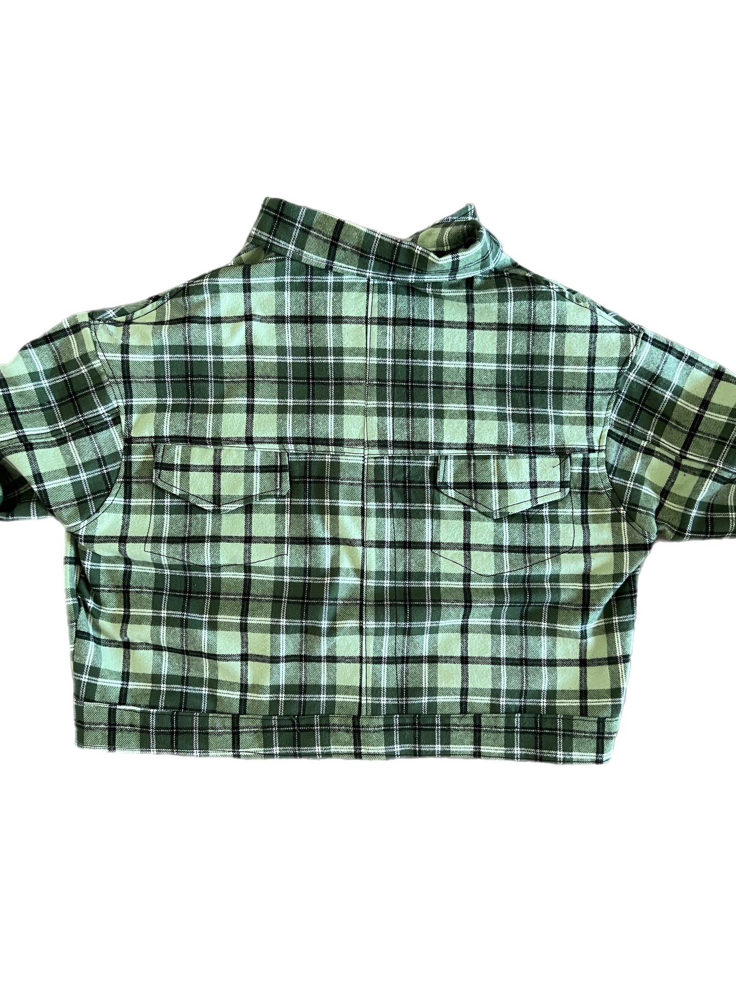 Sage Criss Cross Flannel