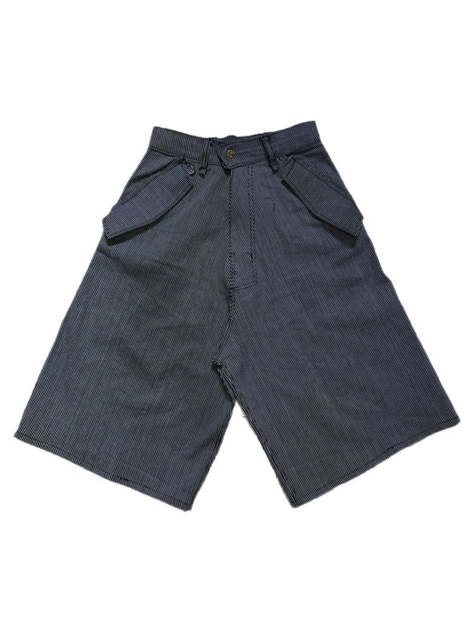Pinstripe Colossal Spase Shorts