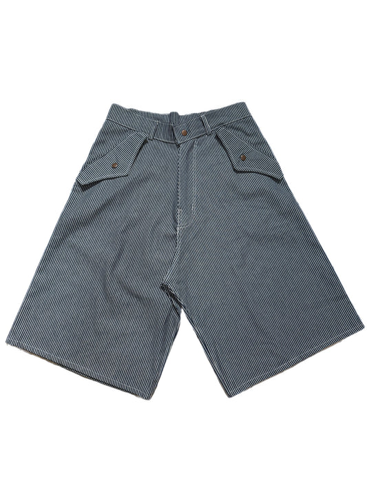 Pinstripe Colossal Spase Shorts