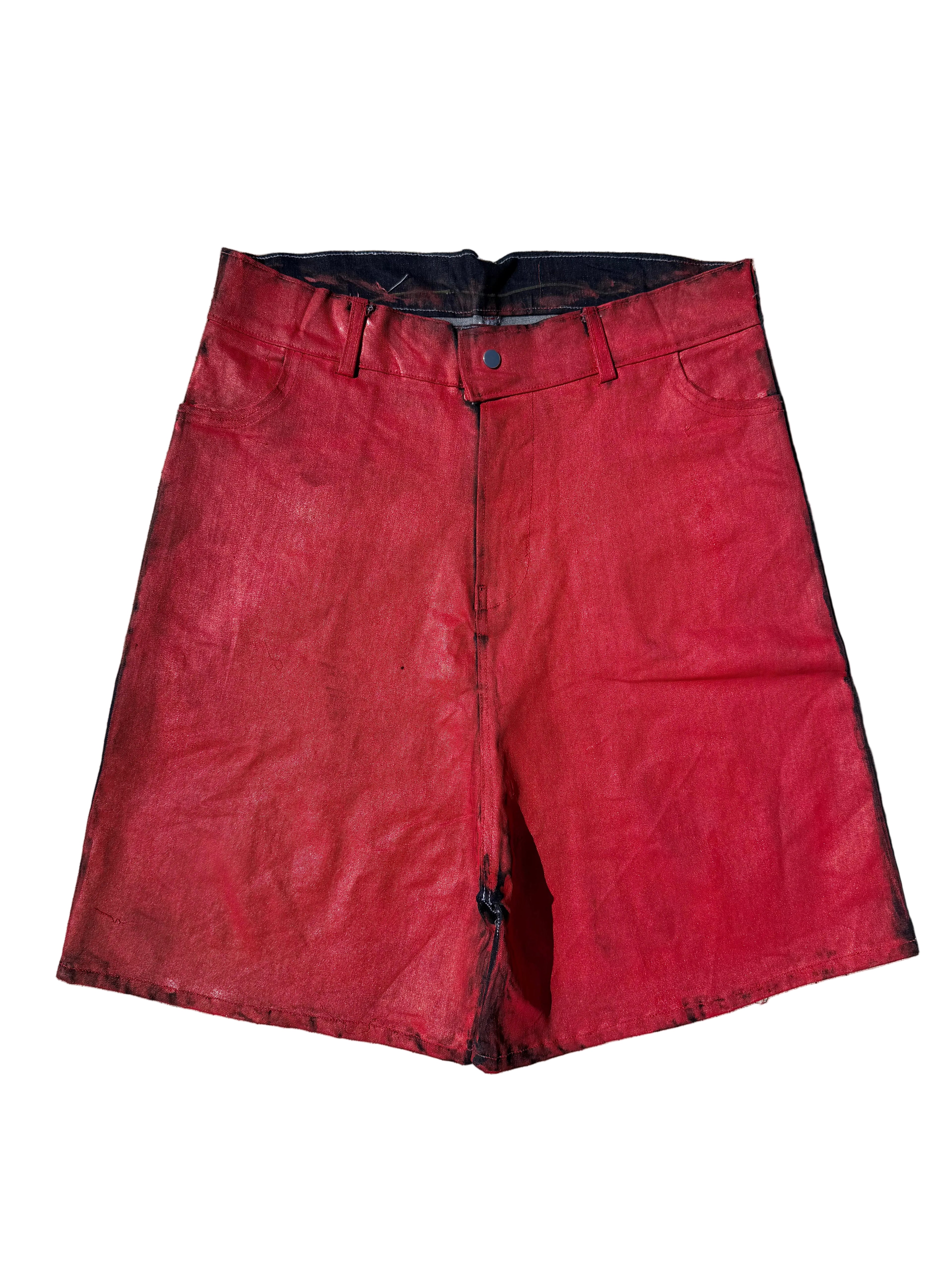 Red Waxed Colossal  Shorts