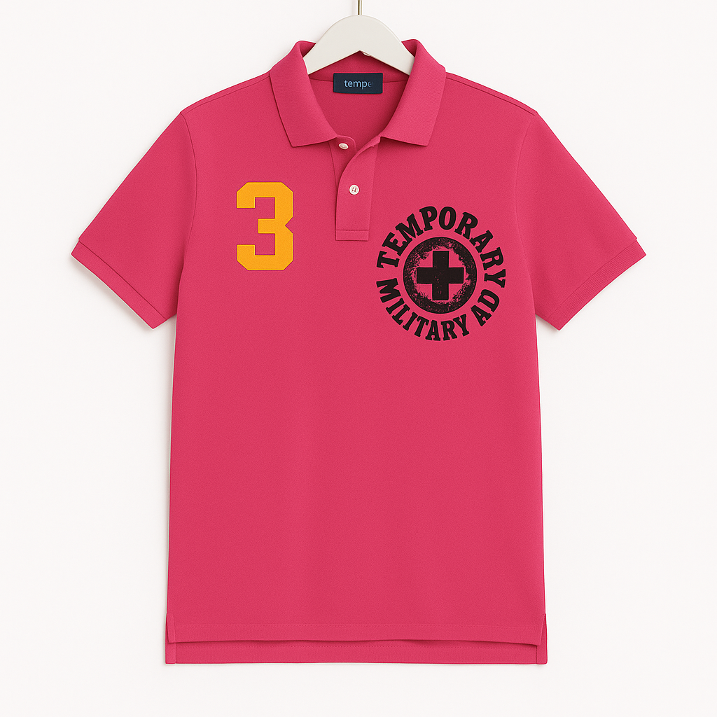 Peach Militant Aid Polo