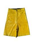 Yellow Waxed Colossal  Shorts