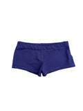 Purple Militant Micro Shorts