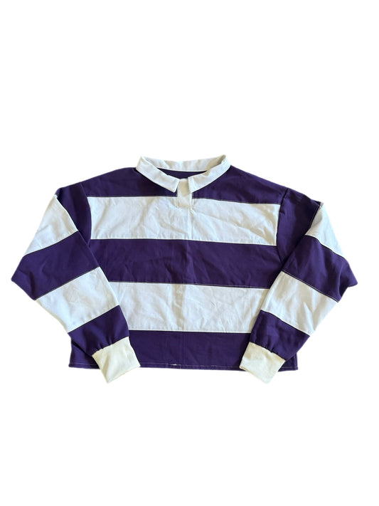 Purple&White Longsleeve Rugby