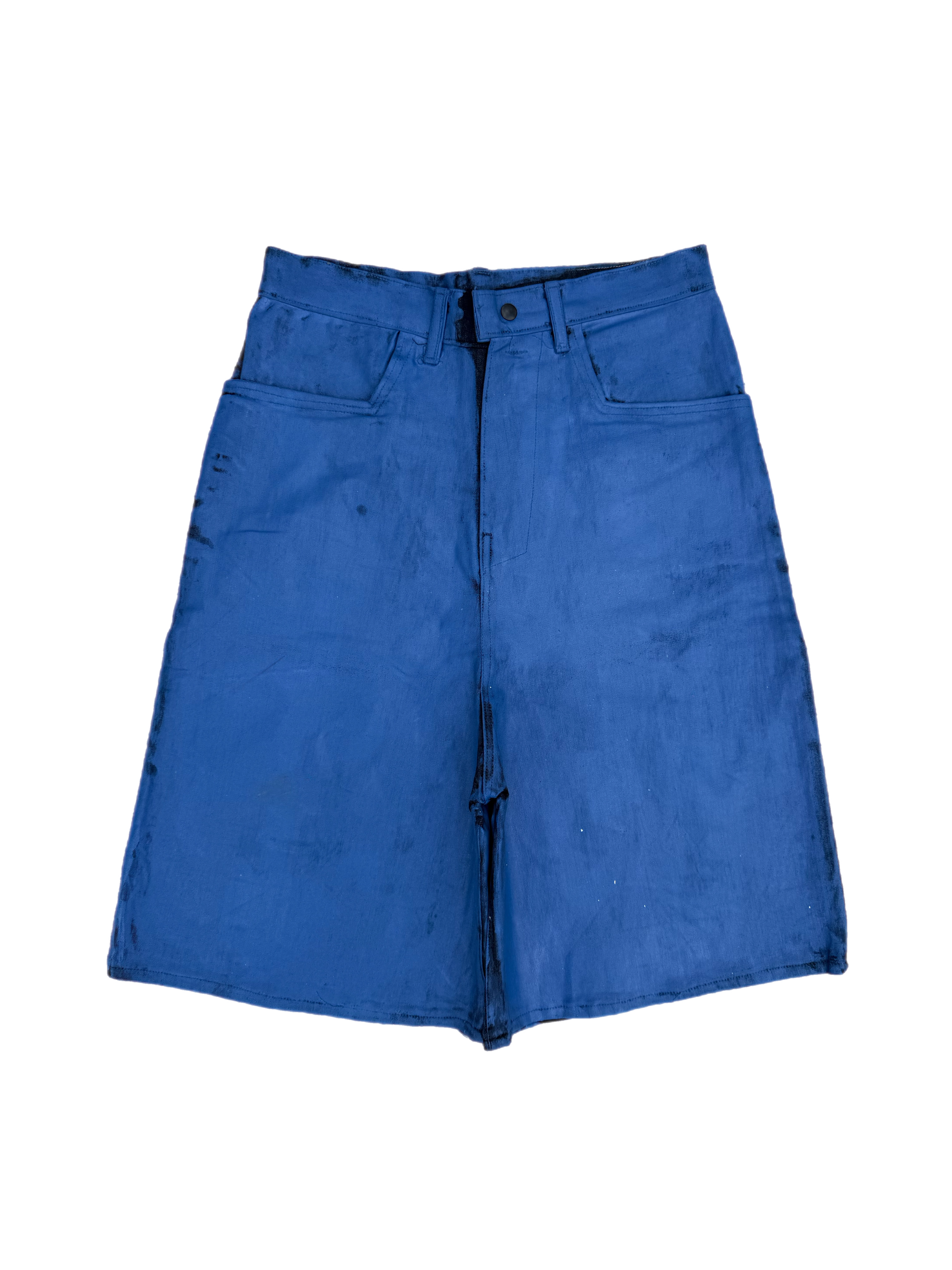 Blue Waxed Colossal  Shorts