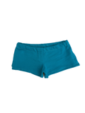 Teal Militant Micro Shorts
