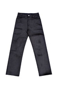 Black Waxed Denim