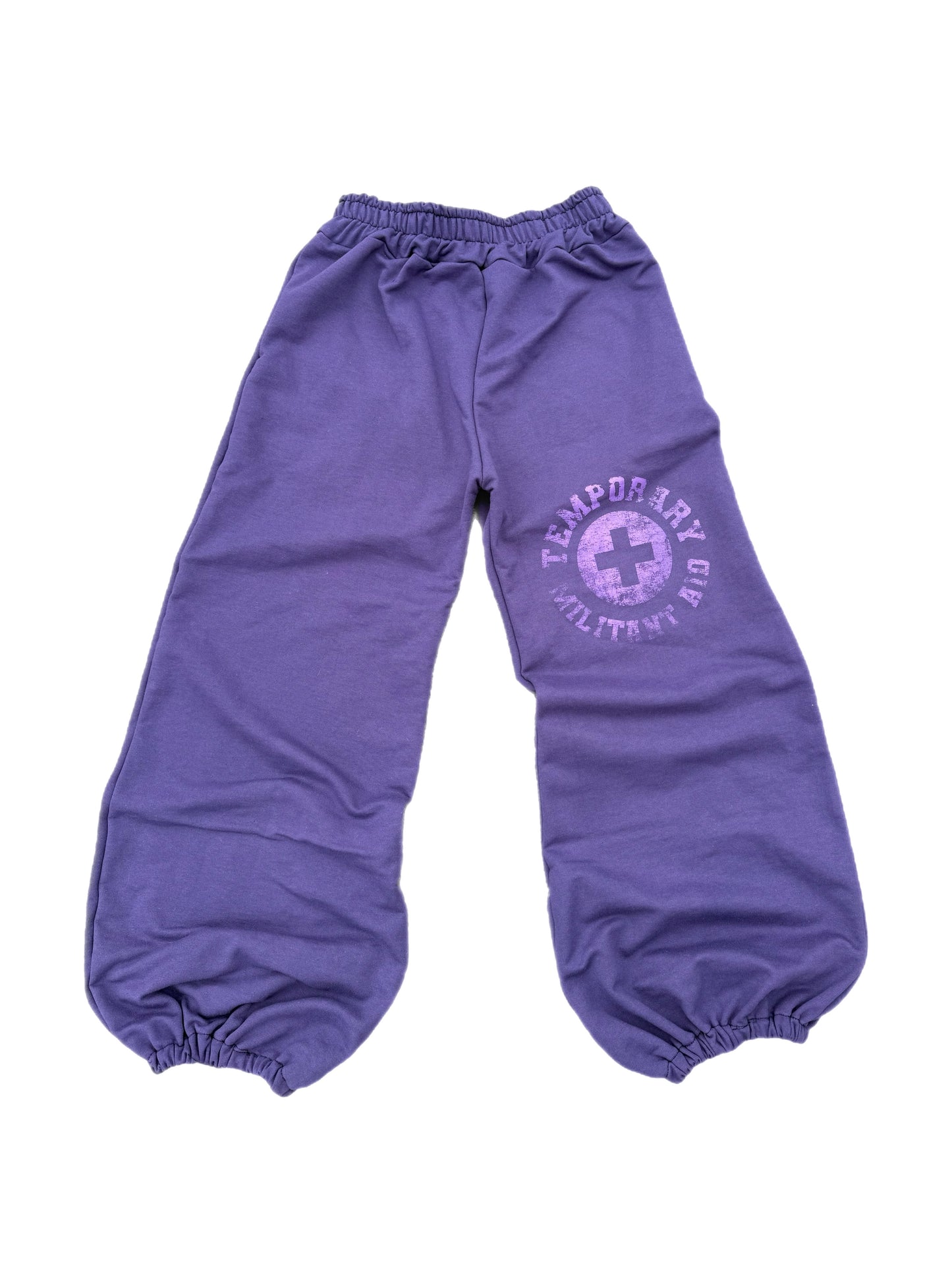 Purple Militant Aid Sweats