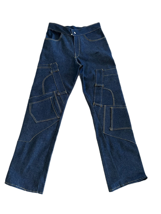 Indigo Misplacement Denim