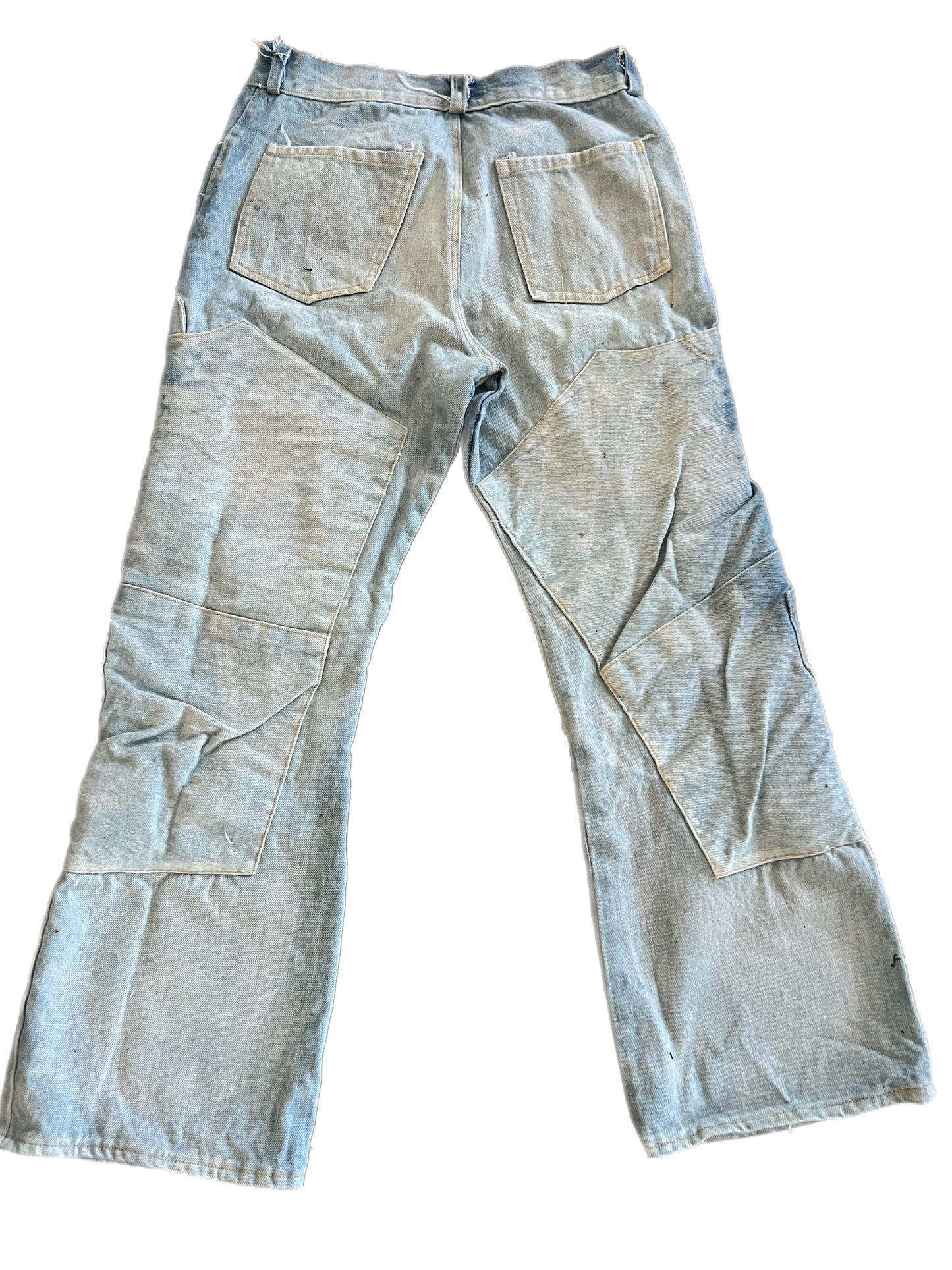 Light Wash  Misplacement Denim