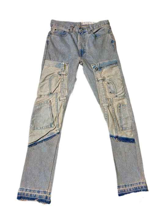 Sand wash Misplacement Denim